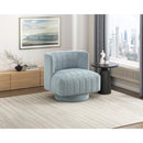  Manufacturer Color_Aqua blue -- Joyce 1052AQ-1 Swivel Chair IMAGE 8