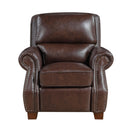  Manufacturer Color_Brown -- Homelegance Remington Leather Match Recliner IMAGE 1