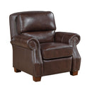  Manufacturer Color_Brown -- Homelegance Remington Leather Match Recliner IMAGE 2