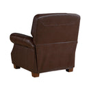  Manufacturer Color_Brown -- Homelegance Remington Leather Match Recliner IMAGE 4