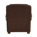  Manufacturer Color_Brown -- Homelegance Remington Leather Match Recliner IMAGE 5