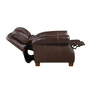  Manufacturer Color_Brown -- Homelegance Remington Leather Match Recliner IMAGE 9