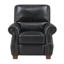 Manufacturer Color_Black -- Remington 8448BLK-1PB Push Back Reclining Chair IMAGE 1