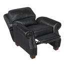  Manufacturer Color_Black -- Remington 8448BLK-1PB Push Back Reclining Chair IMAGE 7
