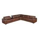  Homelegance Sutton 9790BRW*6LRRRPWH 6 pc Modular Power Reclining Sectional with Power Headrests and Charging Ports IMAGE 1