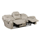  Manufacturer Color_Pewter -- Gainesville 8560PT-3 Double Reclining Sofa IMAGE 4