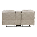  Manufacturer Color_Pewter -- Gainesville 8560PT-2 Double Reclining Love Seat with Center Console IMAGE 3