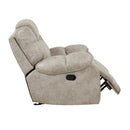  Manufacturer Color_Pewter -- Gainesville 8560PT-1 Glider Reclining Chair IMAGE 8