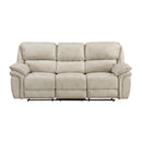  Manufacturer Color_Sand Motion Type_Reclining -- Proctor 8517PWT-3 Double Reclining Sofa IMAGE 1