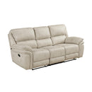  Manufacturer Color_Sand Motion Type_Reclining -- Proctor 8517PWT-3 Double Reclining Sofa IMAGE 2