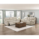  Manufacturer Color_Sand Motion Type_Reclining -- Proctor 8517PWT-3 Double Reclining Sofa IMAGE 7