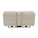  Manufacturer Color_Sand Motion Type_Power Recline -- Proctor 8517PWT-2PW Power Double Reclining Love Seat with Center Console IMAGE 3