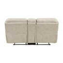  Manufacturer Color_Sand Motion Type_Reclining -- Proctor 8517PWT-2 Double Reclining Love Seat with Center Console IMAGE 3