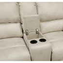  Manufacturer Color_Sand Motion Type_Reclining -- Proctor 8517PWT-2 Double Reclining Love Seat with Center Console IMAGE 5