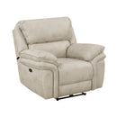  Manufacturer Color_Sand Motion Type_Power -- Proctor 8517PWT-1PW Power Reclining Chair IMAGE 2
