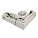  Homelegance Isla 8548*7VC2ACR2ACLACAOT 6 pc Sectional with Reversible Chaise, Pull-out Bed and Ottoman IMAGE 5