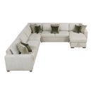  Homelegance Isla 8548*6VCCR22AACA 5 pc Sectional with Convertible and Reversible Chaise, Hidden Storage, Click Motion Back IMAGE 2
