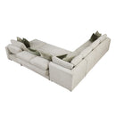  Homelegance Isla 8548*6VC2ACR2ACLACA 5 pc Sectional with Reversible Chaise and Pull-out Bed IMAGE 10