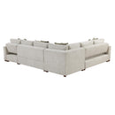 Homelegance Isla 8548*5VC2ACR2ACLA 4 pc Sectional with Reversible Chaise, Pull-out Bed and Hidden Storage IMAGE 4