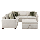 Homelegance Isla 8548*52ACLCR2AAOT 4 pc Sectional with Pull-out Bed and Ottoman IMAGE 2