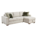  Homelegance Isla 8548*3VC2ACLA 2 pc Sectional with Reversible Chaise, Pull-out Bed and Hidden Storage, Click Motion Back IMAGE 2
