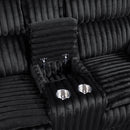  Manufacturer Color_Black -- Goodland 9577BK-2 Double Reclining Love Seat with Center Console IMAGE 5