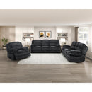  Manufacturer Color_Black -- Goodland 9577BK-2 Double Reclining Love Seat with Center Console IMAGE 9