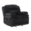 Manufacturer Color_Black -- Goodland 9577BK-1 Glider Reclining Chair IMAGE 2