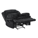  Manufacturer Color_Black -- Goodland 9577BK-1 Glider Reclining Chair IMAGE 8