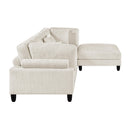  Manufacturer Color_Beige -- Robstown 9688NBE*42CRACOT 4 pc Modular Sectional with Ottoman IMAGE 3