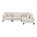  Manufacturer Color_Beige -- Robstown 9688NBE*42CR2AC 4 pc Modular Sectional IMAGE 2