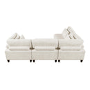  Manufacturer Color_Beige -- Robstown 9688NBE*42CR2AC 4 pc Modular Sectional IMAGE 4