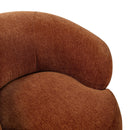  Manufacturer Color_Rusty orange -- Homelegance Ruvo Swivel Fabric Chair IMAGE 6