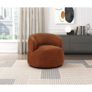  Manufacturer Color_Rusty orange -- Homelegance Ruvo Swivel Fabric Chair IMAGE 8