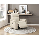  Manufacturer Color_Taupe -- Homelegance Hadley Swivel Glider Leather Match Recliner IMAGE 11