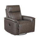  Manufacturer Color_Dark brown -- Hadley 9144DB-1 Swivel Glider Reclining Chair IMAGE 2