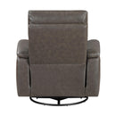  Manufacturer Color_Dark brown -- Hadley 9144DB-1 Swivel Glider Reclining Chair IMAGE 5