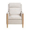  Homelegance Burton 9506-F1S Push Back Reclining Chair IMAGE 1