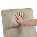  Manufacturer Color_Brown -- Homelegance Tinley Swivel Glider Fabric Recliner IMAGE 11