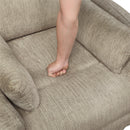  Manufacturer Color_Brown -- Homelegance Tinley Swivel Glider Fabric Recliner IMAGE 12