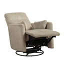  Manufacturer Color_Brown -- Homelegance Tinley Swivel Glider Fabric Recliner IMAGE 7