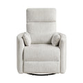  Manufacturer Color_Beige -- Tinley 9555BEG-1SW Swivel Glider Reclining Chair IMAGE 1
