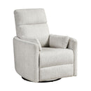  Manufacturer Color_Beige -- Tinley 9555BEG-1SW Swivel Glider Reclining Chair IMAGE 2