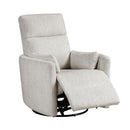  Manufacturer Color_Beige -- Tinley 9555BEG-1SW Swivel Glider Reclining Chair IMAGE 6