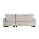  Homelegance 9145PWT*32AVC 2 pc Sectional with Reversible Chaise and Pull-out Bed IMAGE 5