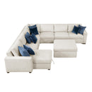  Homelegance Isla 8548BE*7VC2ACR2ACLACAOT 6 pc Sectional with Reversible Chaise, Pull-out Bed, Hidden Storage and Ottoman IMAGE 6