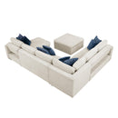  Homelegance Isla 8548BE*6VC2ACR2ACLAOT 5 pc Sectional with Reversible Chaise, Pull-out Bed, Hidden Storage and Ottoman IMAGE 7