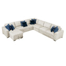  Homelegance Isla 8548BE*6VC2ACR2ACLACA 5 pc Sectional with Reversible Chaise, Pull-out Bed and Hidden Storage IMAGE 4
