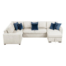  Homelegance Isla 8548BE*5VC2ACRACA 4 pc Sectional with Convertible and Reversible Chaise, Hidden Storage, Click Motion Back IMAGE 4