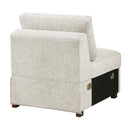  Homelegance Isla 8548BE*5VC2ACRACA 4 pc Sectional with Convertible and Reversible Chaise, Hidden Storage, Click Motion Back IMAGE 8